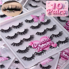 Lade das Bild in den Galerie-Viewer, 10 Pairs Faux Mink Lash Pack