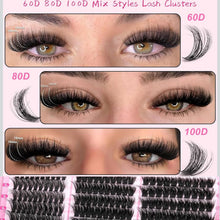 Muat gambar ke penampil Galeri, LASH CLUSTERS 10mm-18mm
