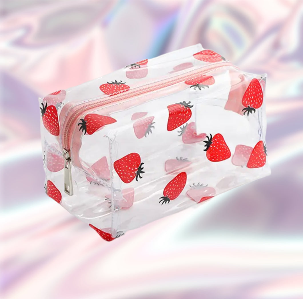 Strawberry Makeup Bag
