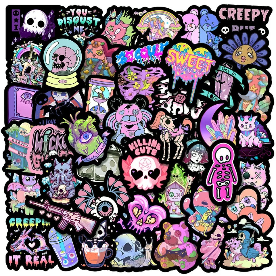 Gothic Horror Sticker Pack