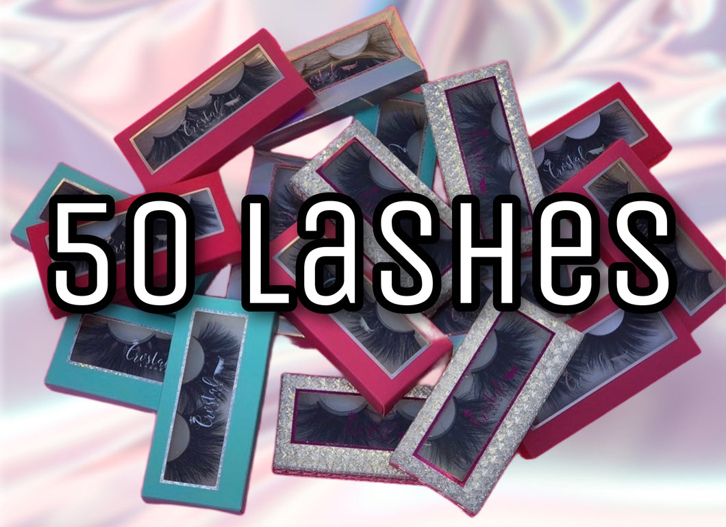 Wholesale - 50 Pairs of Lashes